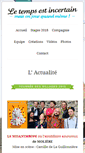 Mobile Screenshot of le-temps-est-incertain.com