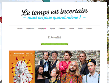 Tablet Screenshot of le-temps-est-incertain.com